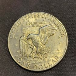 Silver dollar coin. 1974 Kenny for $35