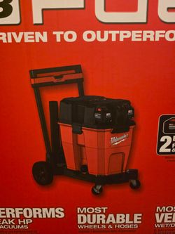 Milwaukee M18 fuel 12 gallon wet and dry shop vacuum  TOOL ONLY  no battery ano charger