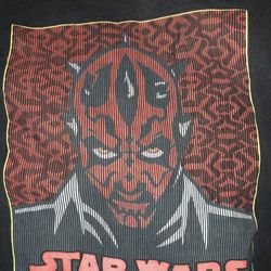 Star Wars Darth Mal Xl Mens Vintage T Shirt Black Red Vintage 80s 90s 2000