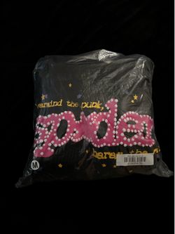 Black pink authentic sp5der hoodie