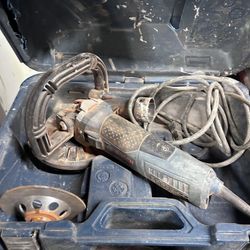 Bosch Concrete Grinder With Dust Collecter