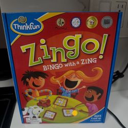 Zingo Bingo with a Zing Board Game