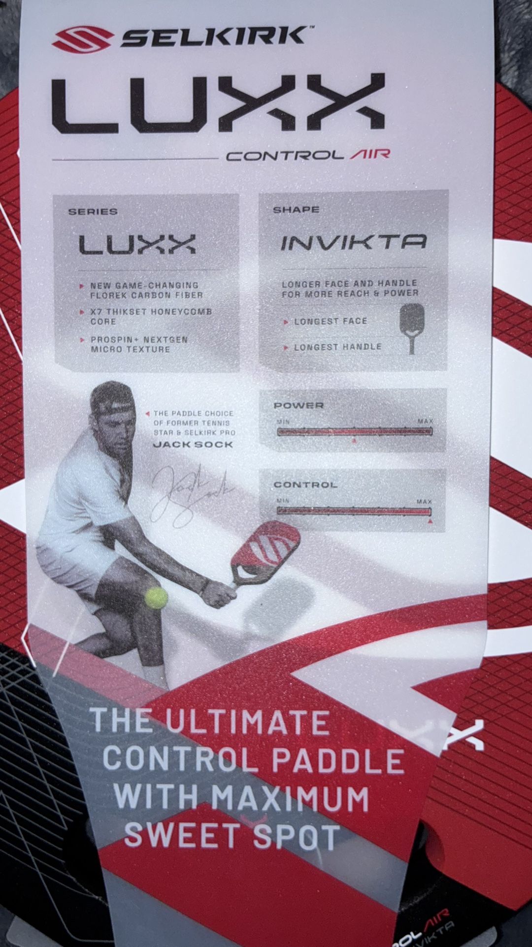 SELKIRK LUXX-INVIKTA. Pickleball. Racket.