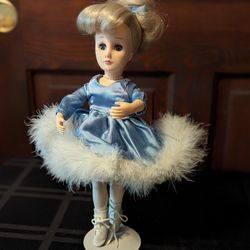 Joyous Occasions Ice Skater Doll with doll stand