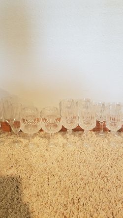 Crystal glassware 16 pieces