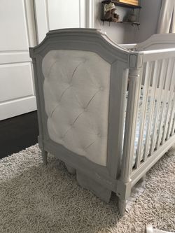 Vintage cheap gray crib