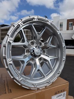 Locker 144 Silver Machined in 17” 6 Lug Available to install