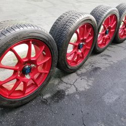 Wheel 15x8 4 Lugs 4x100 Sparco Rims 