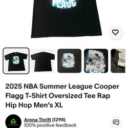 Cooper Flag Shirt. Never Worn