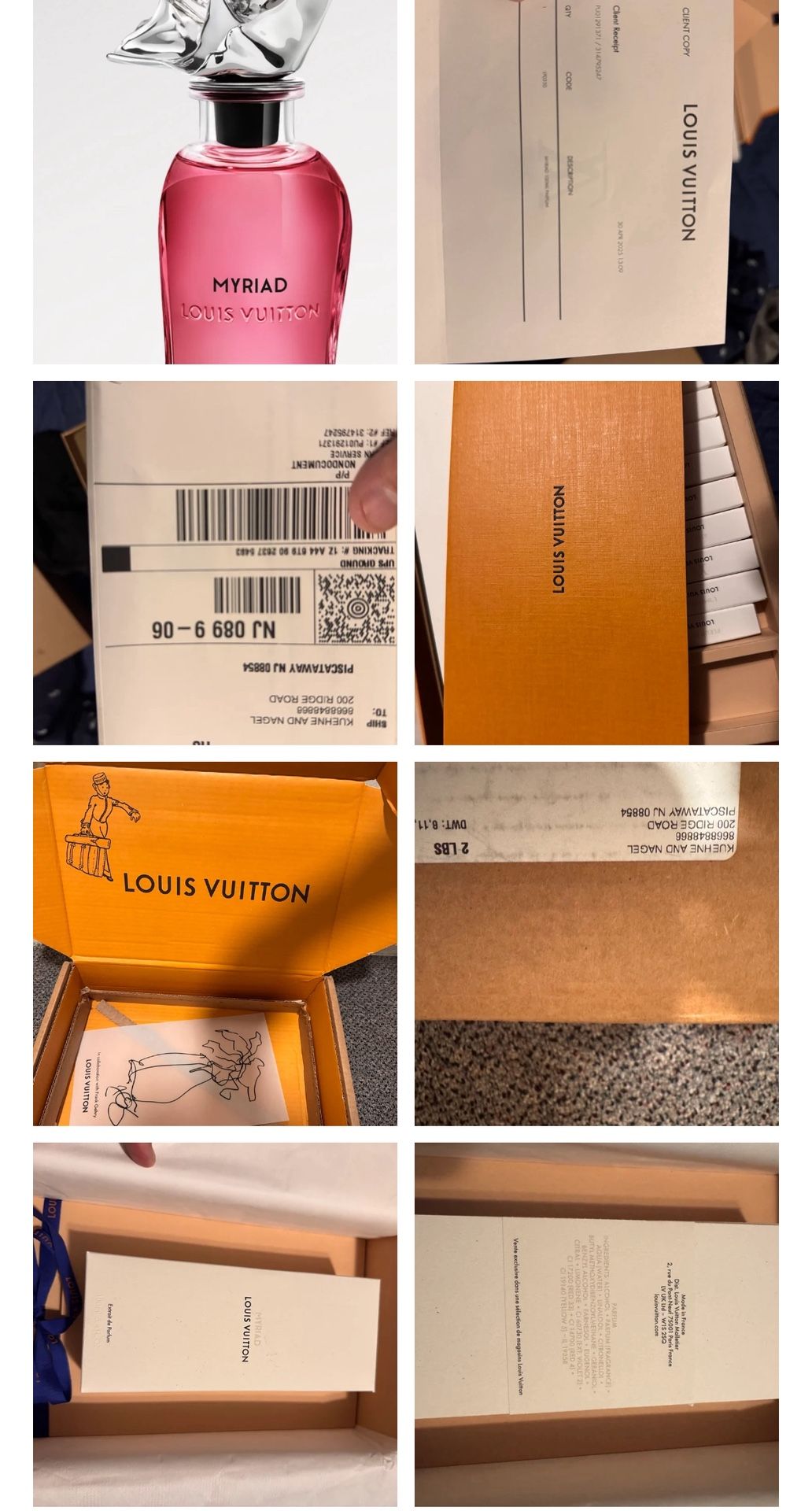 Louis Vuitton 100ml New Myriad