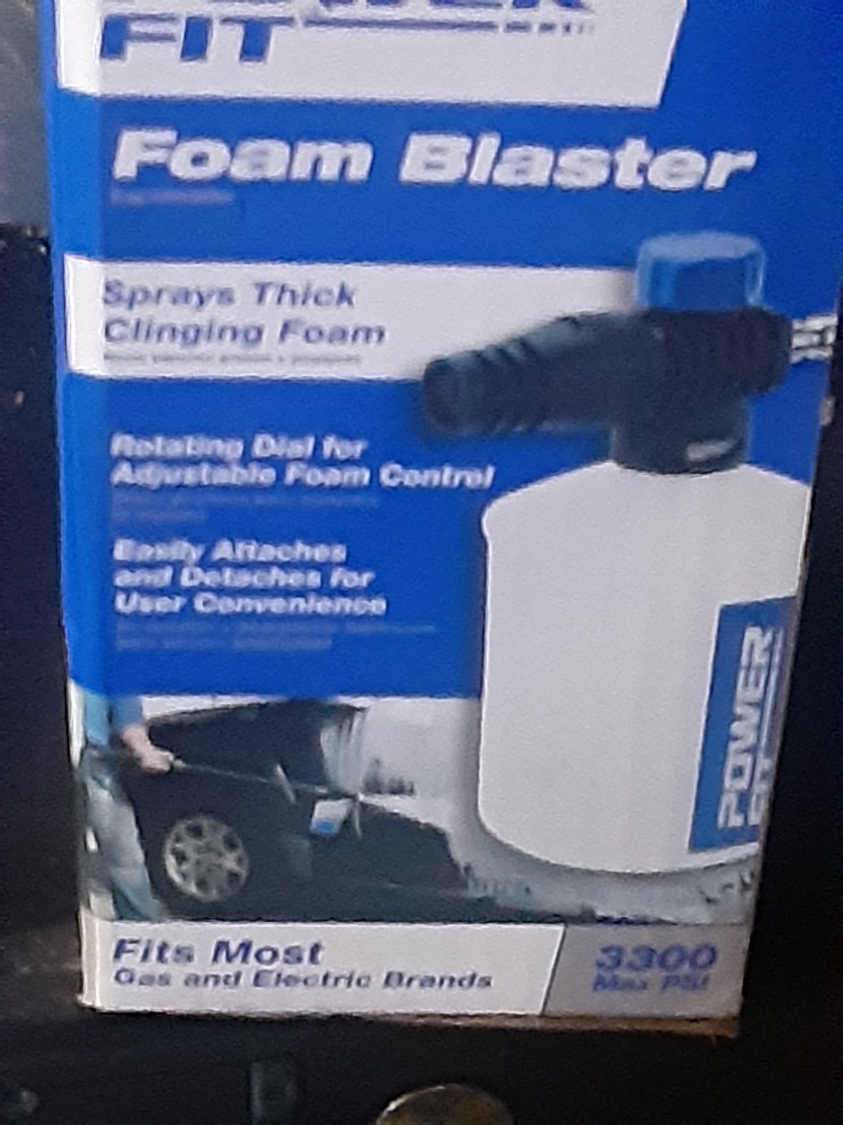 Power Fit Foamblaster-Brand New