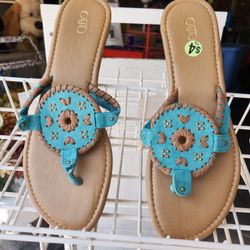 Size 11 Blue Sandles