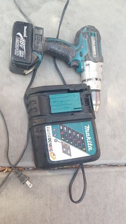 Makita drill charger and battery