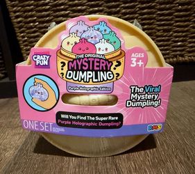 Five Below Squishy Dumpling White Purple Holographic Edition RMS Crazy Fun