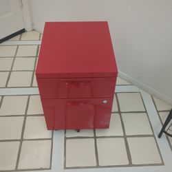 Beautiful Red Filing Cabinet 