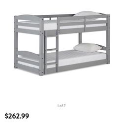 Twin Over Twin Bunk Bed 