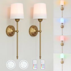 Wall sconces - cordless/no hard wiring