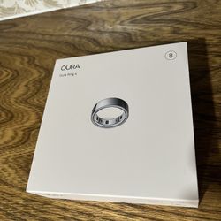 Brand New Oura Ring Size 8-Silver