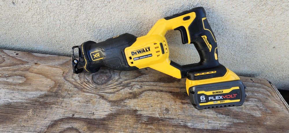 Dewalt Sawzall Tool Battery 6ah Flex