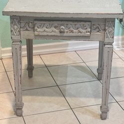 Side Table With Drawer. 