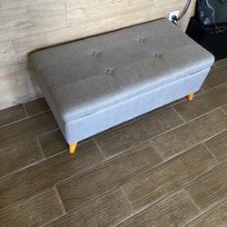 Grey Ottoman 
