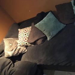 Chocolate Sofa Chaise 