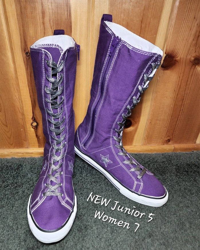 NEW Converse One Star Calf/Knee high Women 7