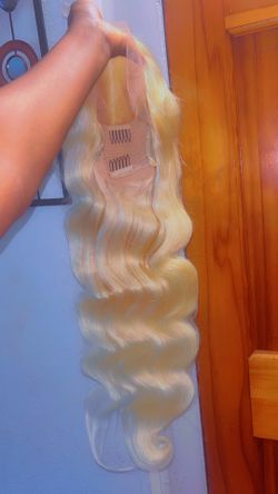 Blonde Human Hair wig