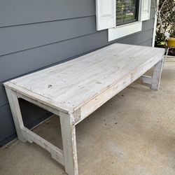 Farm House Style Table For Plants Indoor/outdoor