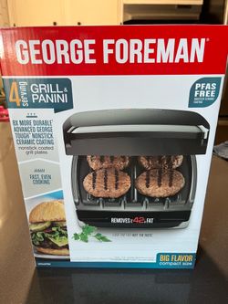 George Foreman 4-Serving Grill & Panini Press