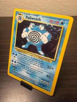 Poliwrath Holo Vintage Pokémon Card Base Set