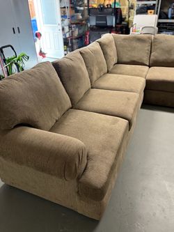 Brown Sectional Sofa