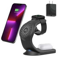 Brand New 3-in-1 MagSafe Wireless Charging Station – iPhone, Apple Watch, AirPods