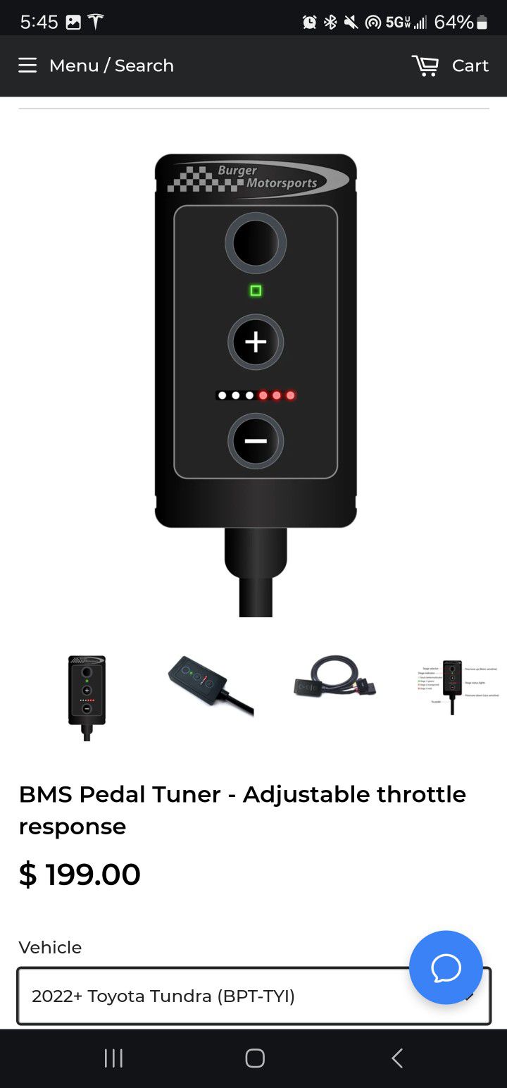 BMS Pedal Tuner For Tundra And Sequoia 2022 2023 2024 