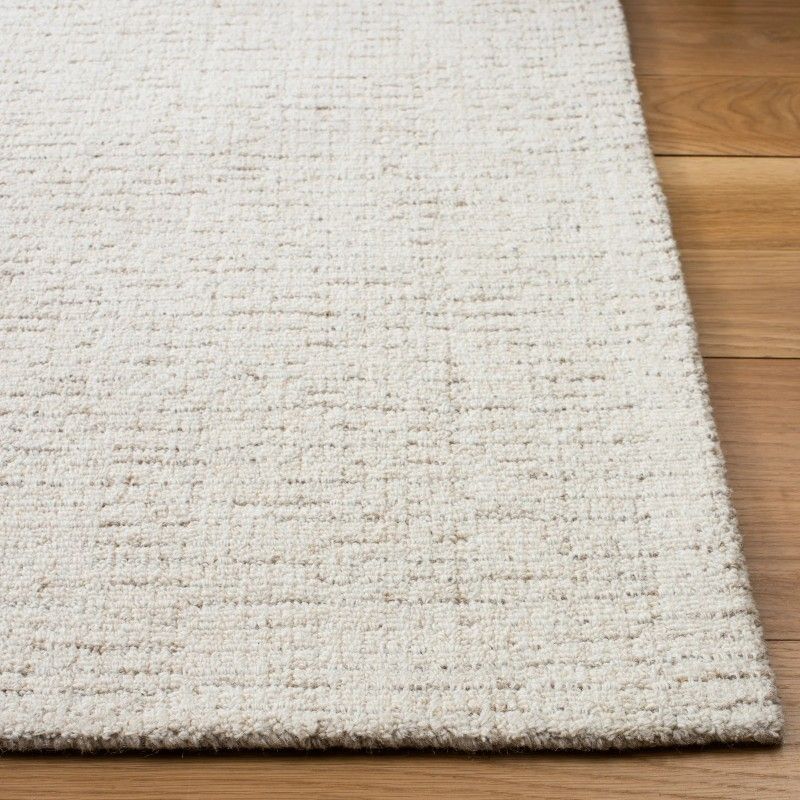 SAFAVIEH Abstract Delia Geometric Wool Area Rug, Ivory/Beige, 8' x 8' Square