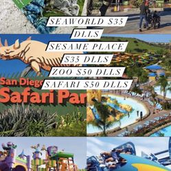 Tickets Seaworld-sesame Place-zoo-Safari 