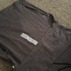 grey fleece hoodie