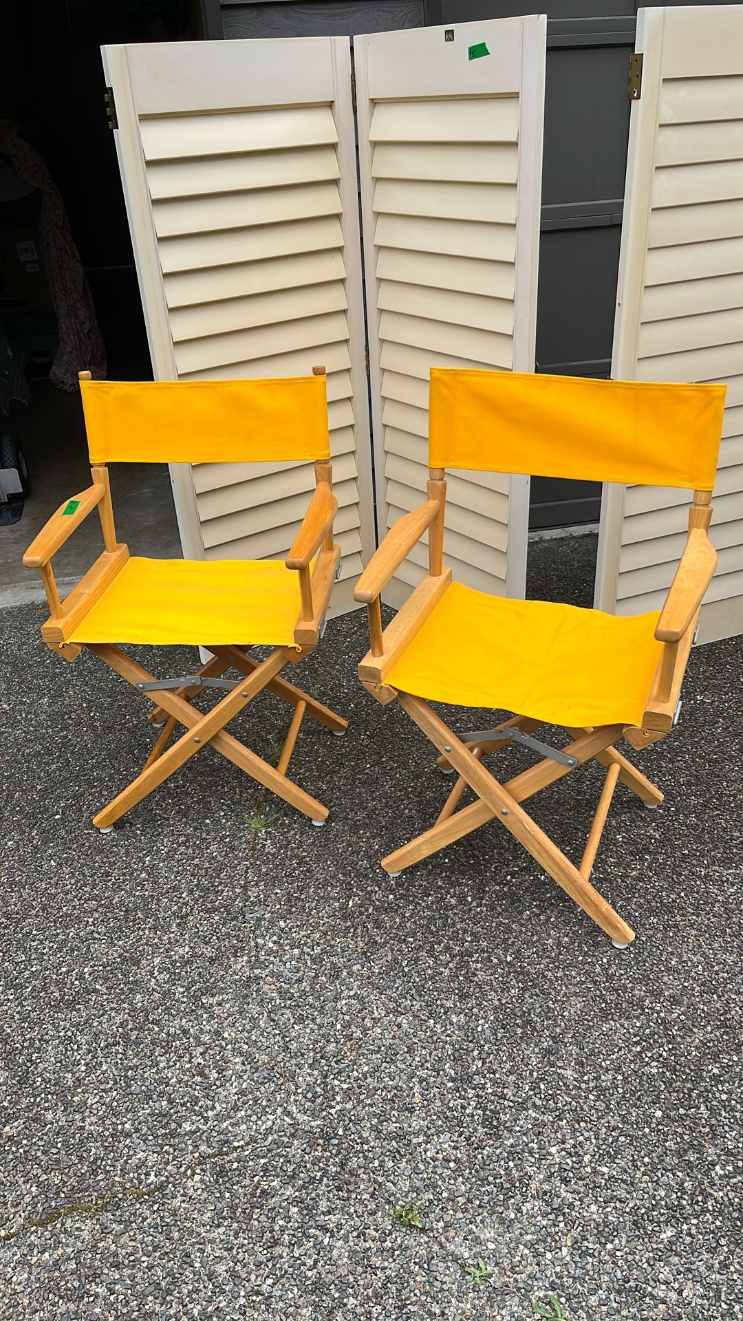Two Director’s Chairs