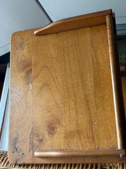 Wooden small end table