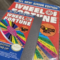 NINTENDO NES WHEEL OF FORTUNE JUNIOR EDITION W/ BOX