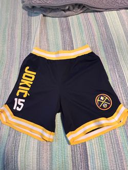 Denver Nuggets Nikola Jokic Shorts # 15 Basketball Shorts Men’s Medium NBA Unk Brand
