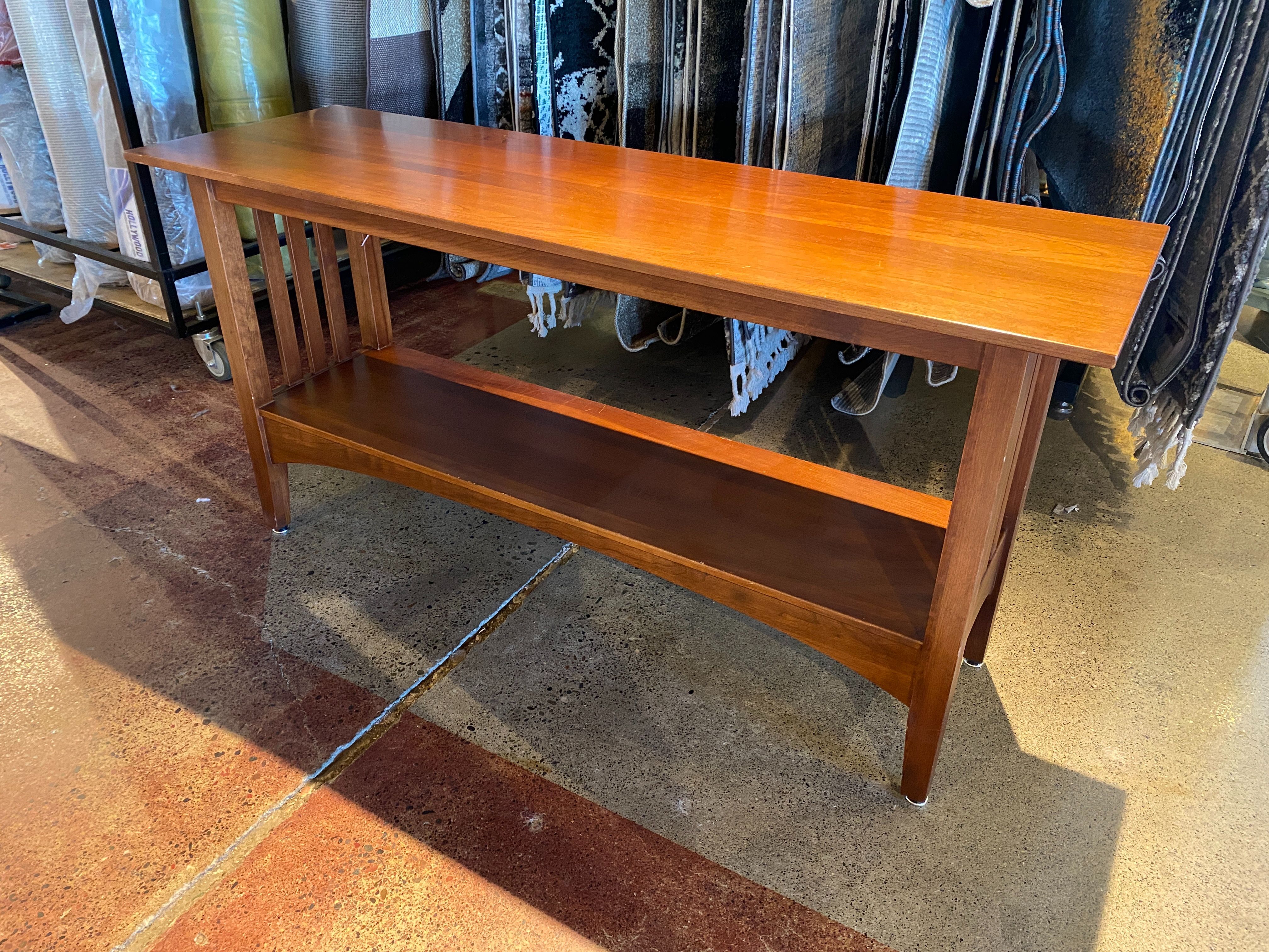 Mission Style 28″ Tall Console Table