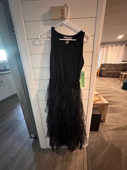 Black Tulle skirt tank dress