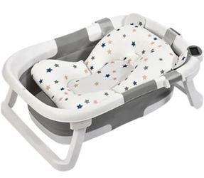 Collapsible Baby Bathtub for Newborn (GREY)