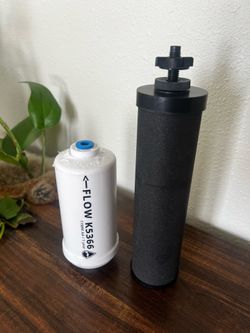 Berkey Style Filter with fluoride filter for berkey set up