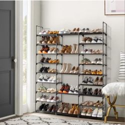 Shoe Rack Storage Organizer Shelf Organizer for Entryway (9 Tiers)