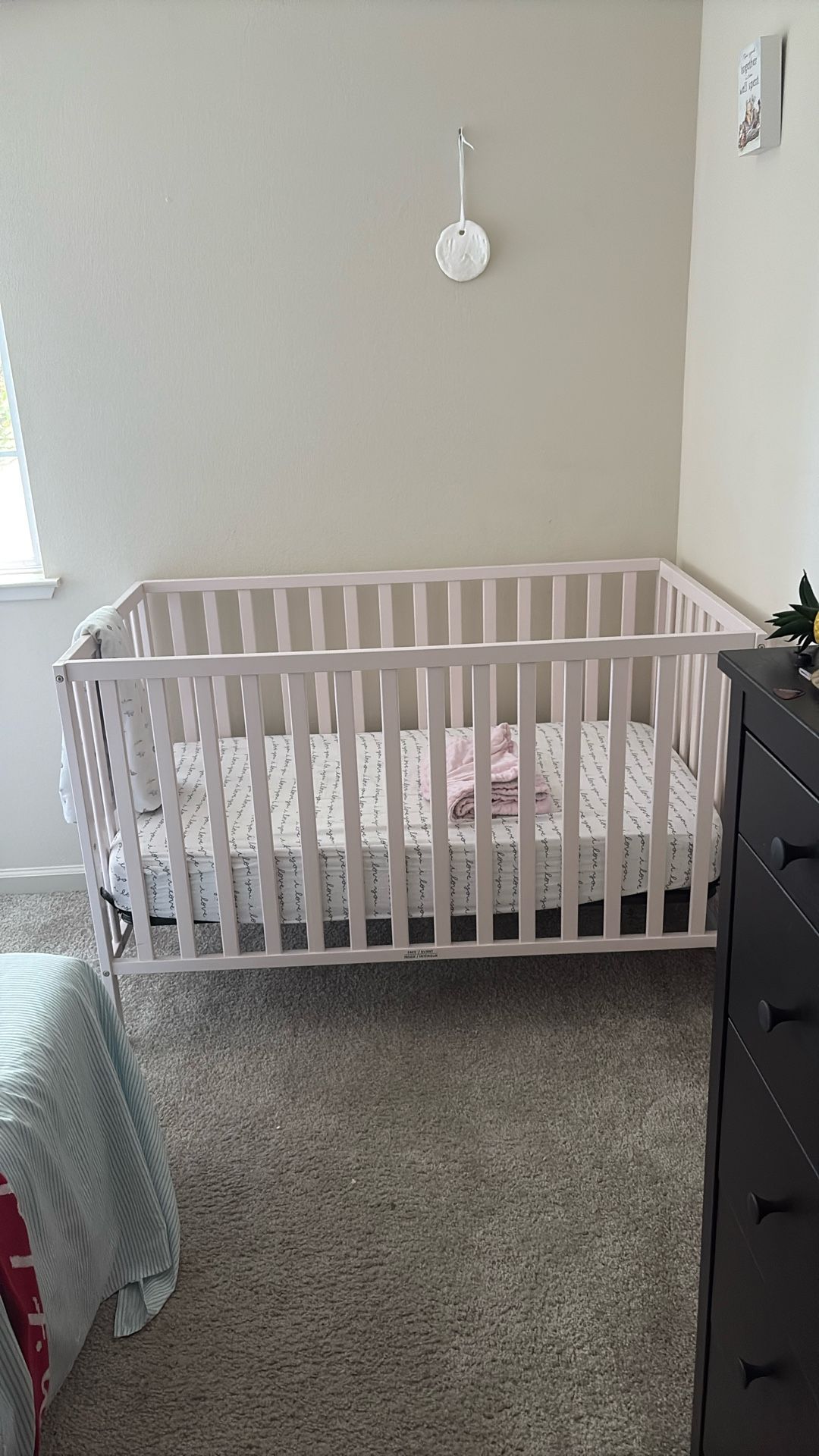 Suite Bebe 3 in 1 Crib Pastel Pink