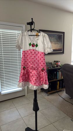 Girls Strawberry shortcake Costume Sz m