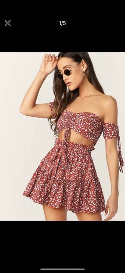 Crop Top & Skirt Set 