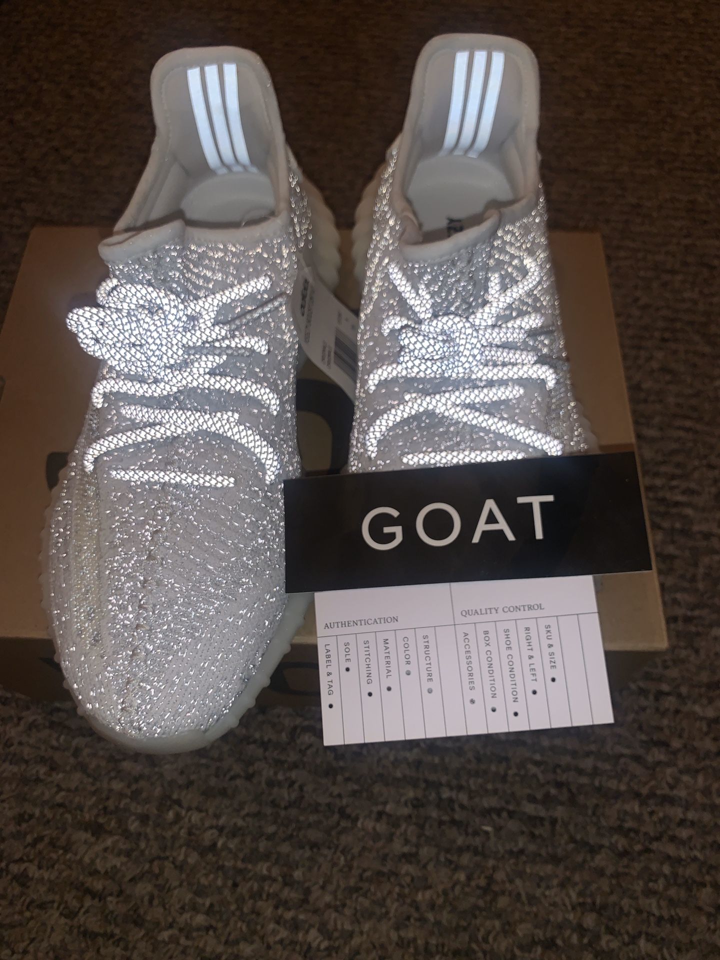 All reflective yeezy static size 8.5